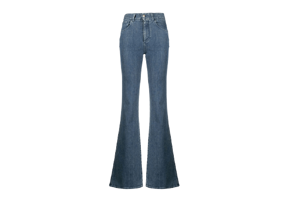 High Waisted Flared Jeans