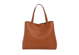 Reversible Faux Leather Tote