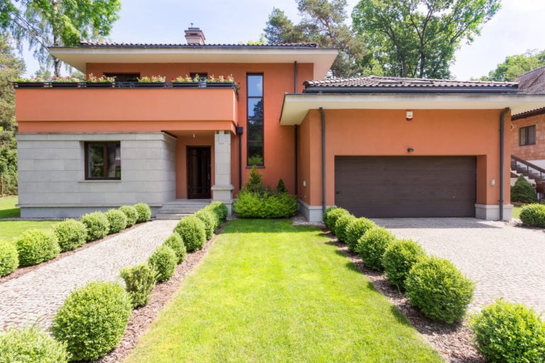 a house with a driveway