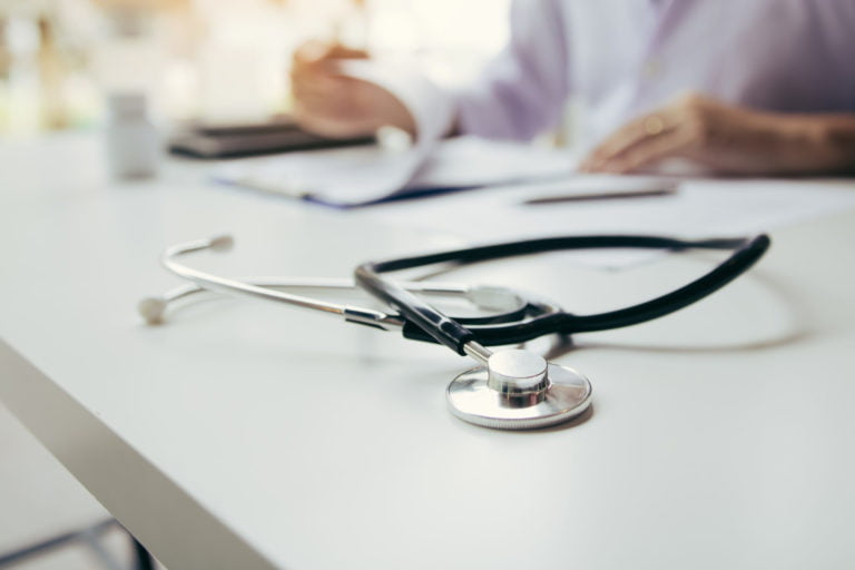 a close-up of a stethoscope